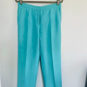 Max Mara linen pleated pants